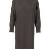 Klaer Ane Mone | Varin Dress Cappuchino Saddlebrown