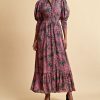 Klaer ByTiMo | Georgette Button Down Dress Petite Roses Pink