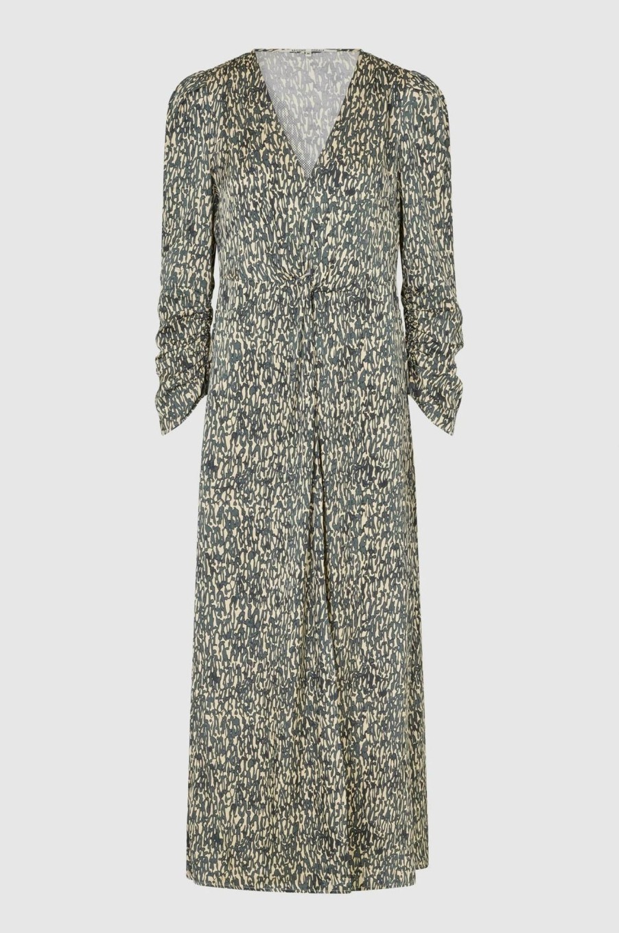 Klaer Second Female | Luna Maxi Dress Woodland Gray