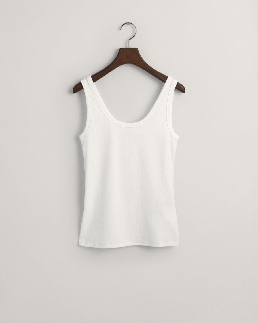 Klaer GANT | Ribbed Tank Top White