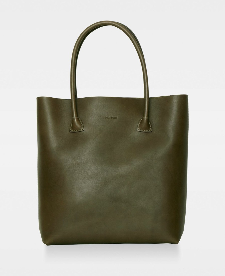 Tilbehor Decadent | Elsa Plain Tote Green