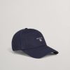 Tilbehor GANT | Cotton Twill Cap Marine Blue