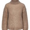 Klaer Y.A.S | Yaslambi Ls Knit Rollneck Pullover Fungi Beige