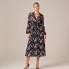 Klaer ByTiMo | Spring Tieband Dress Cherry Blossom Black