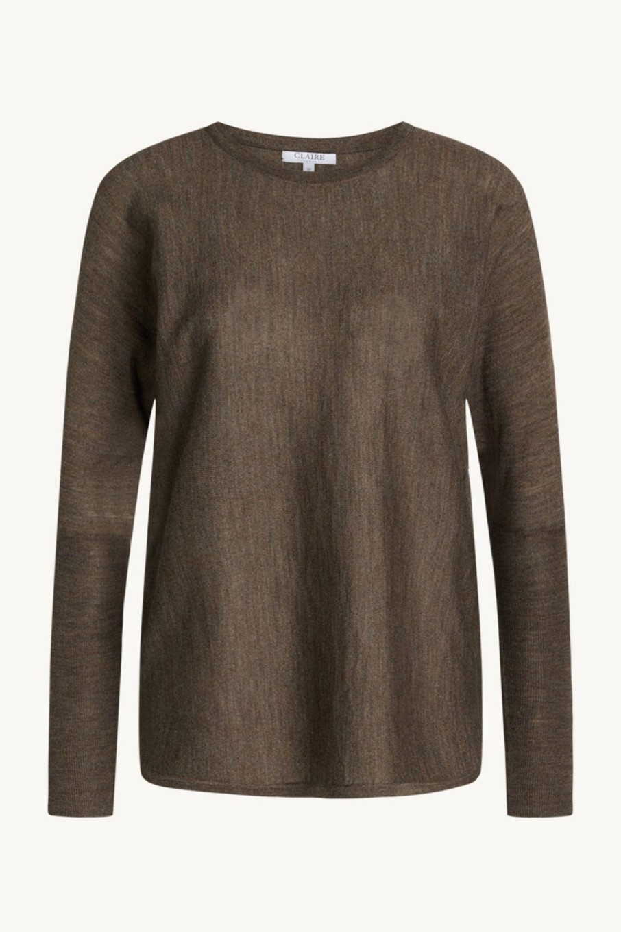 Klaer Claire Woman | Pippa-Cw - Pullover - Walnut Melnage Saddlebrown