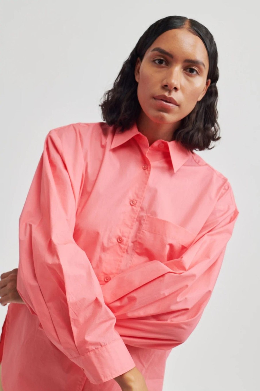 Klaer Second Female | Alulin New Shirt Camellia Rose Pink