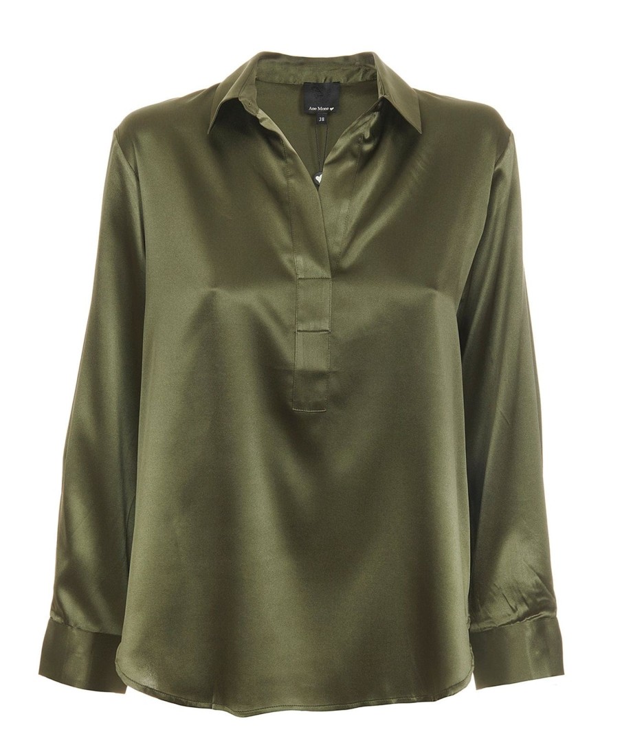 Klaer Ane Mone | Stella Blouse Khaki Green