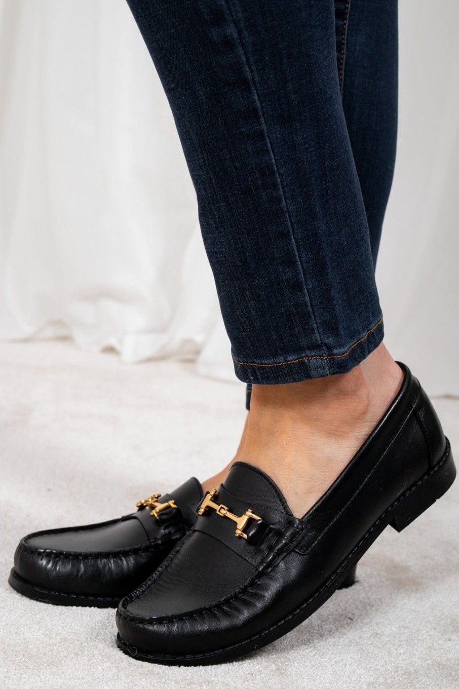 Sko Bianco | Biapop Loafer Crust Black