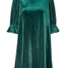 Klaer Ane Mone | Amira Dress Bottle Green