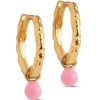 Tilbehor ENAMEL Copenhagen | Belle Hoops Light Pink