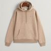 Klaer GANT | Shield Hoodie Desert Brown Beige